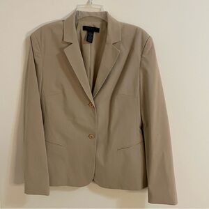 The Limited Stretch Classic Tan Blazer Women’s Size L